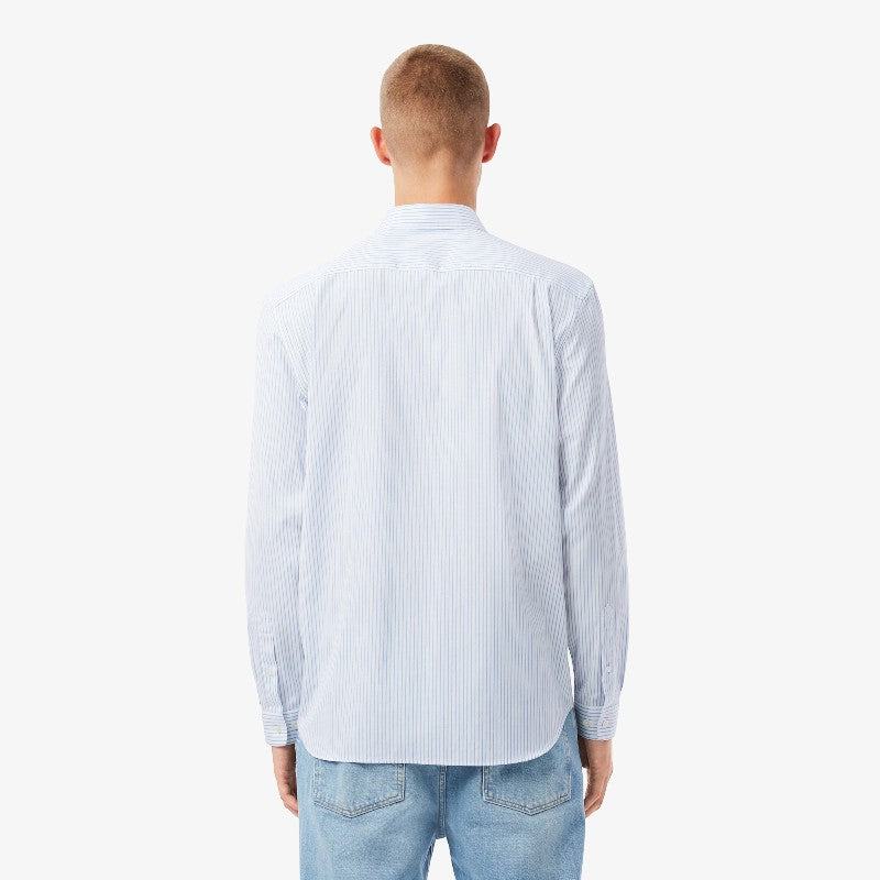 Camisa pinpoint rayada regular fit Lacoste