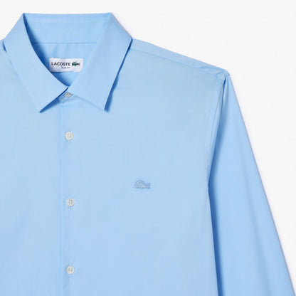 Camisa Lacoste Slim Fit de algodón con cuello francés