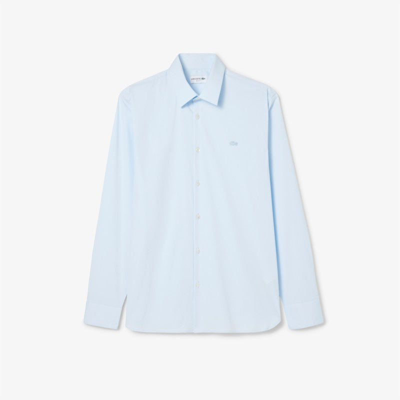 Camisa Lacoste Slim Fit de algodón con cuello francés para caballero