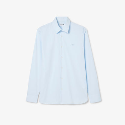 Camisa Lacoste Slim Fit de algodón con cuello francés para caballero