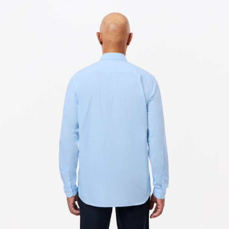 Camisa cuadriculada regular fit manga larga Lacoste