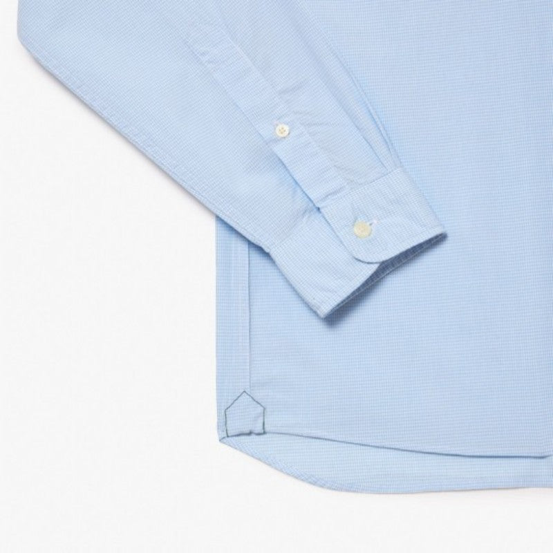 Camisa cuadriculada regular fit manga larga Lacoste