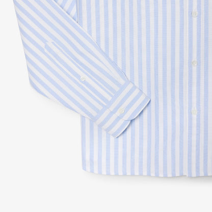 Camisa oxford rayada regular fit ml Lacoste para caballero