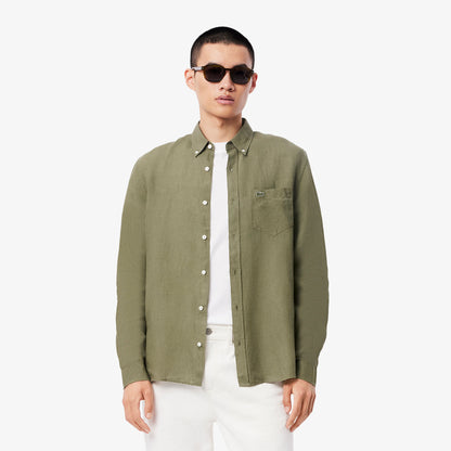 Camisa manga larga Lacoste para caballero