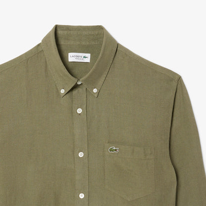 Camisa manga larga Lacoste para caballero