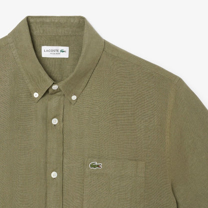 Camisa manga corta Lacoste para caballero