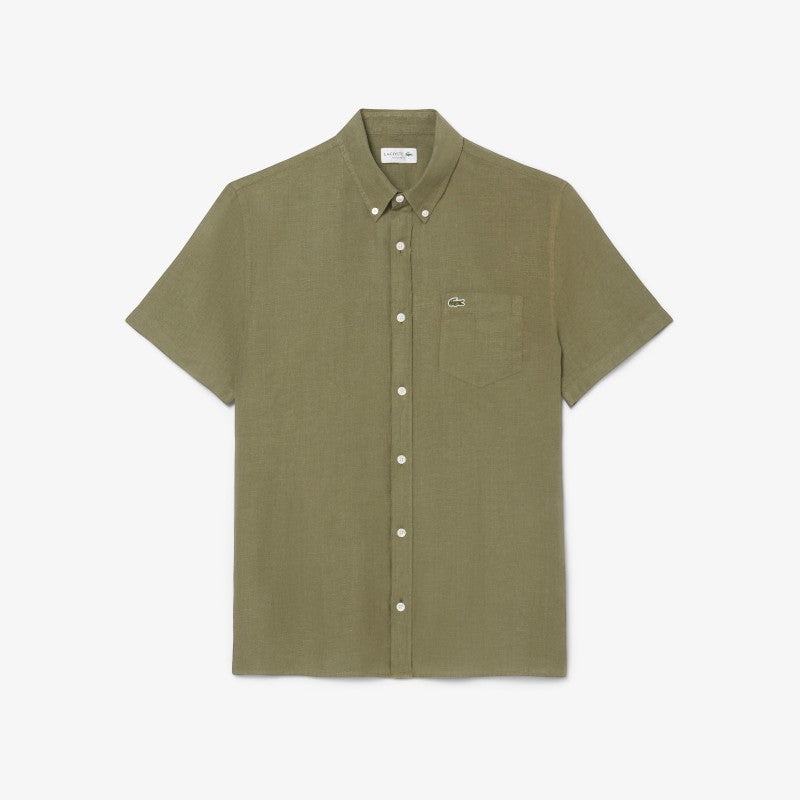 Camisa manga corta Lacoste para caballero