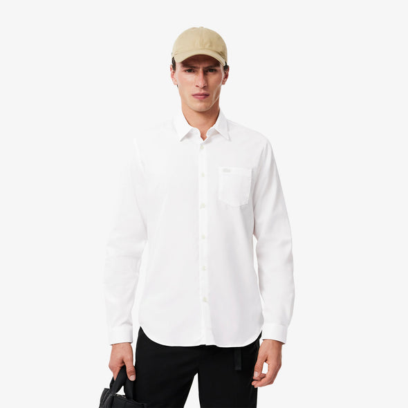 Camisa de hombre lacoste regular fit en algodon