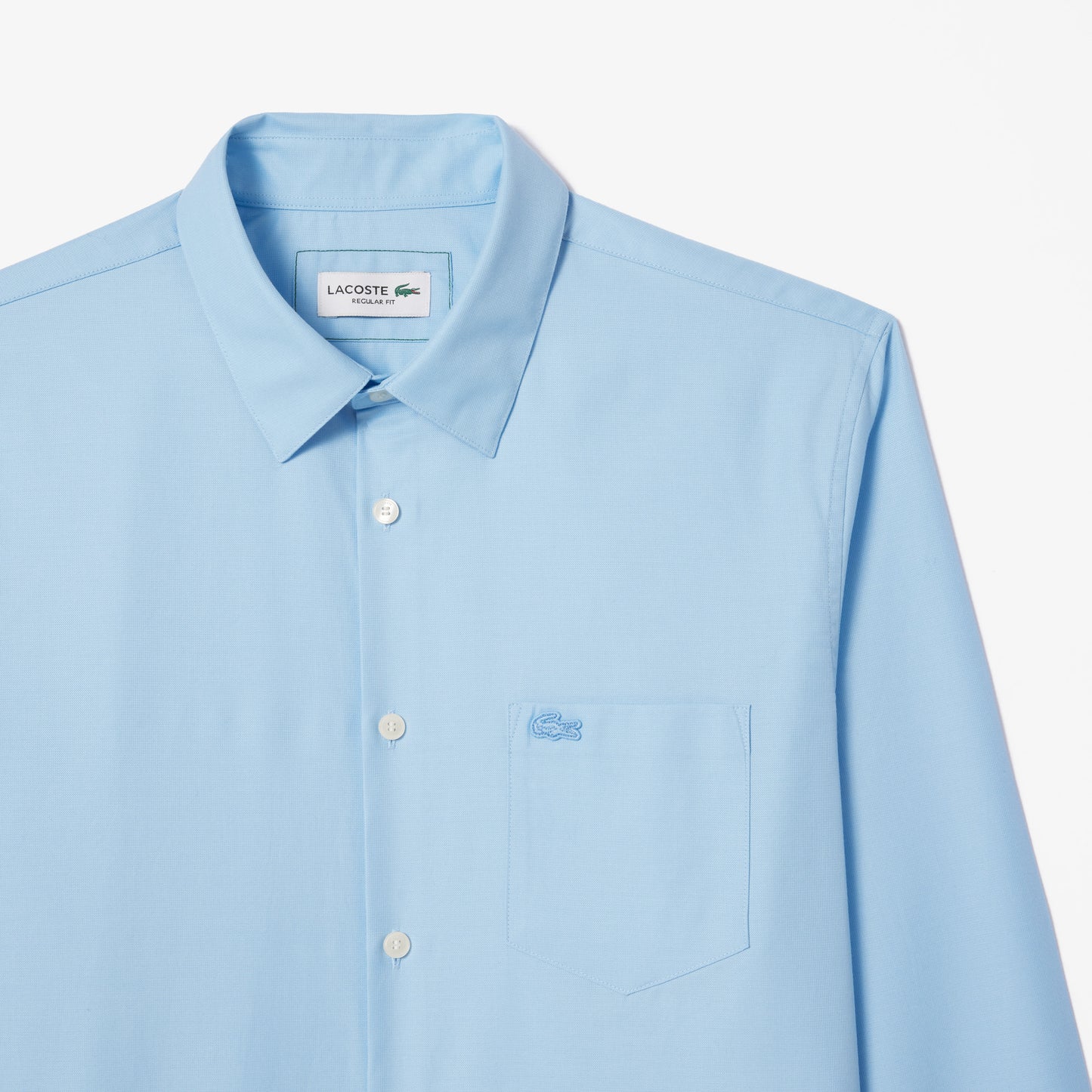 Camisa Lacoste regular fit en algodón