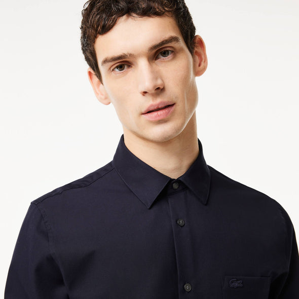 Camisa de hombre lacoste regular fit en algodon