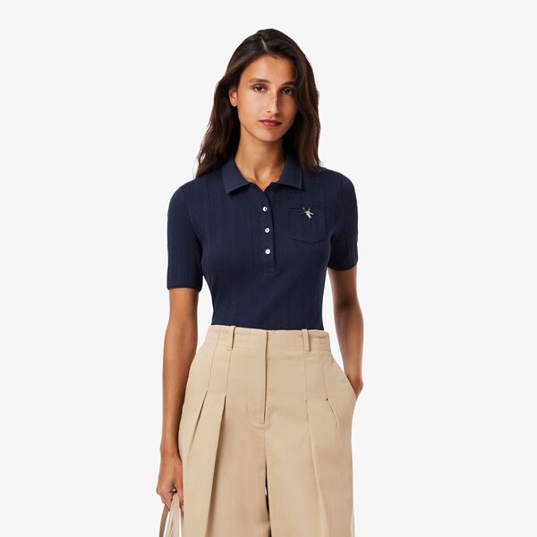Suéter tipo polo Lacoste