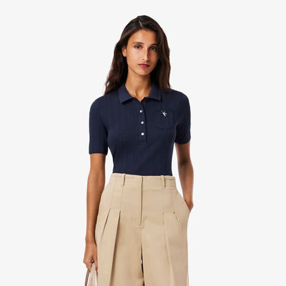 Suéter tipo polo Lacoste