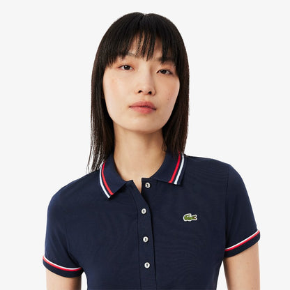 Suéter tipo polo Lacoste para dama
