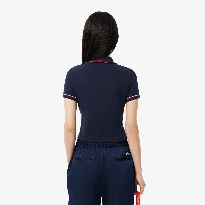 Suéter tipo polo Lacoste para dama