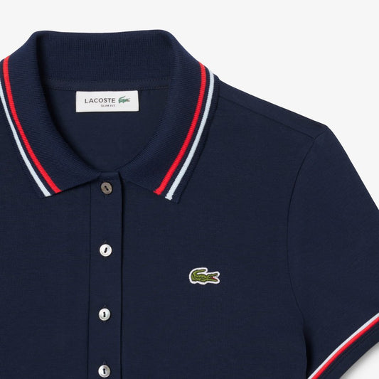 Suéter tipo polo Lacoste para dama