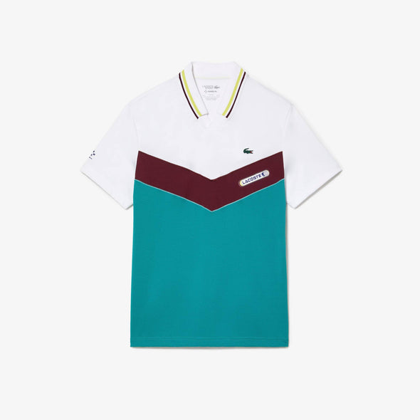 Polo lacoste tennis x daniil medvedev slim fit efecto sin costura