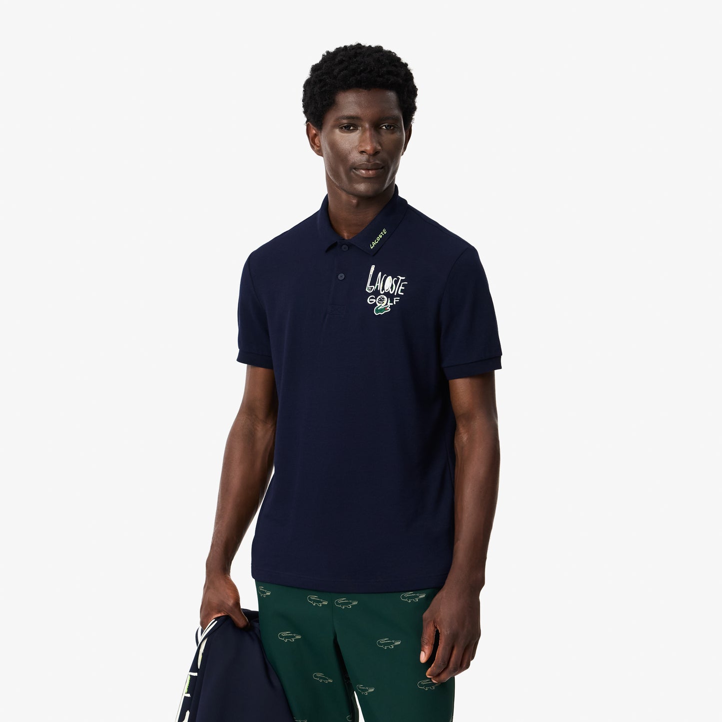 Suéter tipo polo Lacoste