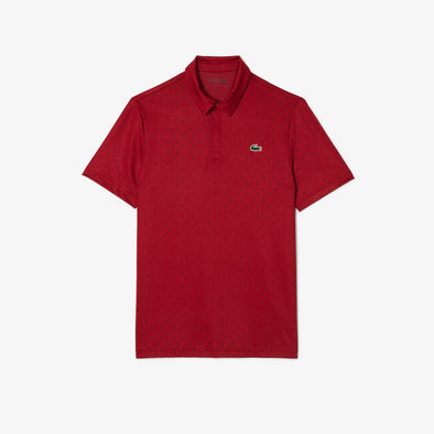 Polo de hombre lacoste con estampado en polyester