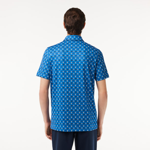 Polo de hombre lacoste con estampado en polyester