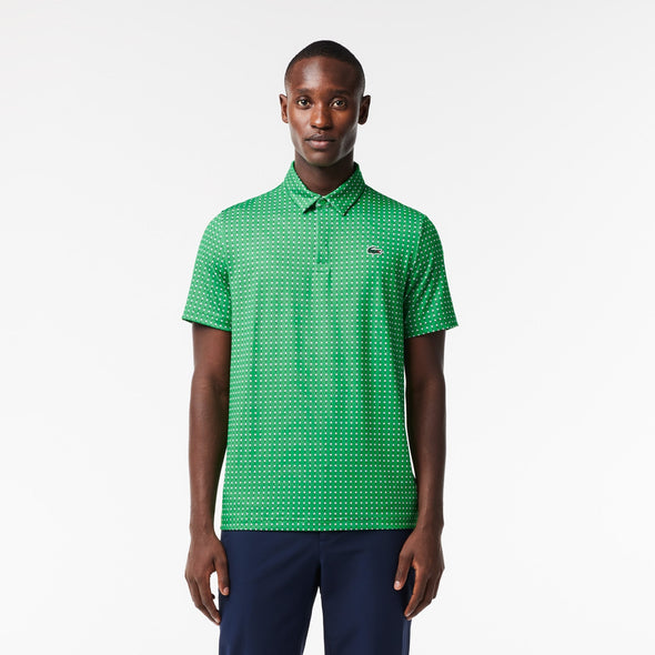 Polo de hombre lacoste con estampado en polyester