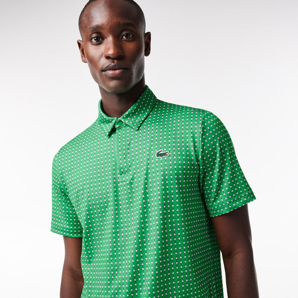 Polo de hombre lacoste con estampado en polyester