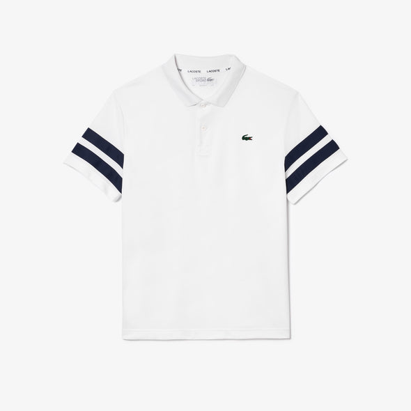 Polo lacoste de tenis ultra dry con diseno color block