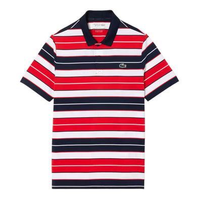 Polo lacoste de golf ultra dry de rayas con proteccion uv