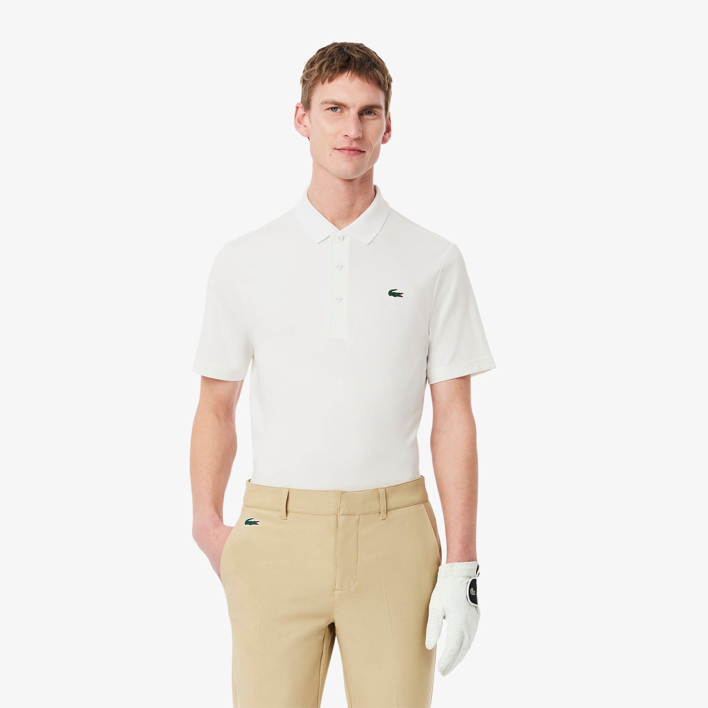 Suéter tipo polo Lacoste