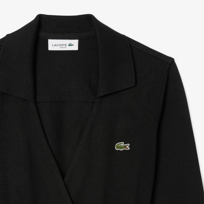 Vestido wrap piqué Lacoste