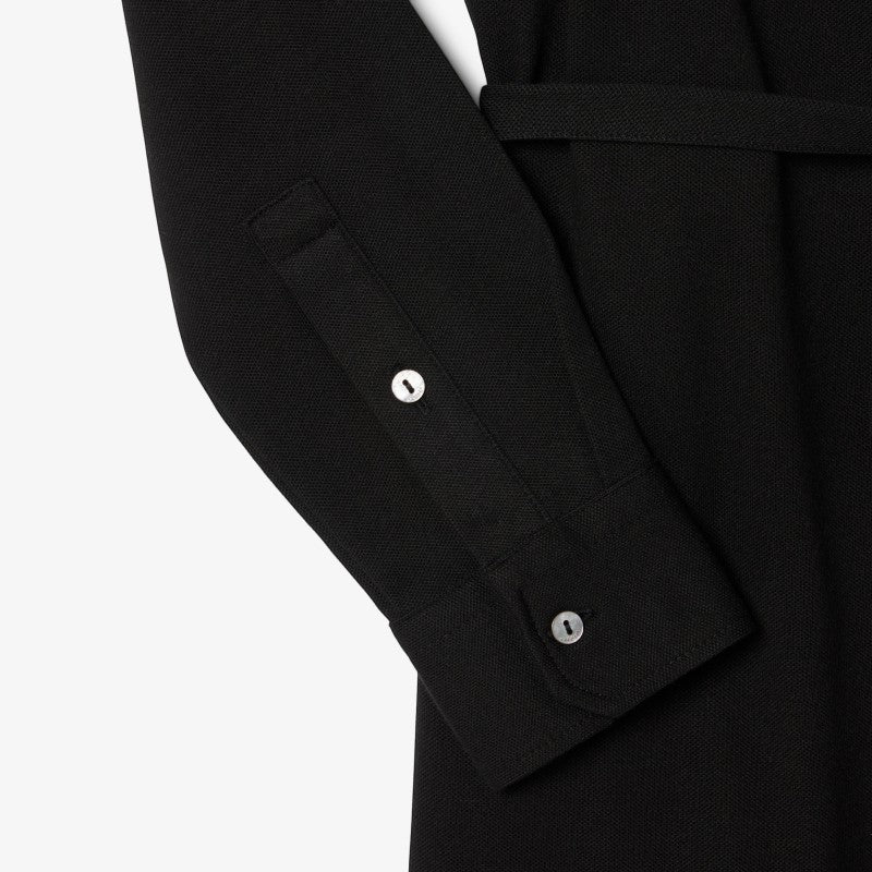 Vestido wrap piqué Lacoste