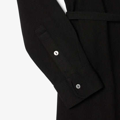 Vestido wrap piqué Lacoste