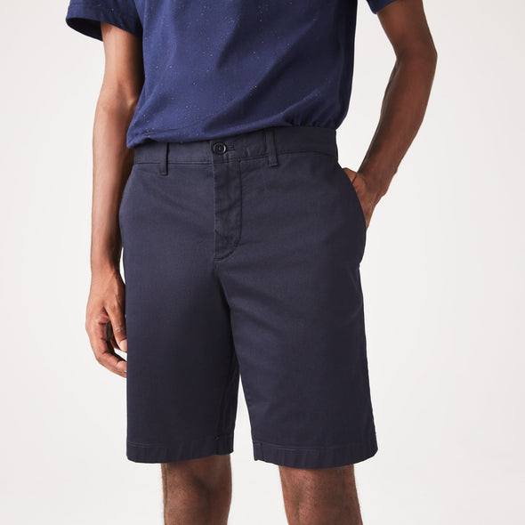 Bermuda lacoste slim fit de algodon strech