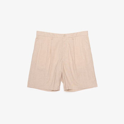 Bermuda Lacoste flameé lisa para caballero
