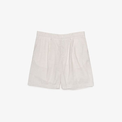 Bermuda Lacoste flameé lisa para caballero