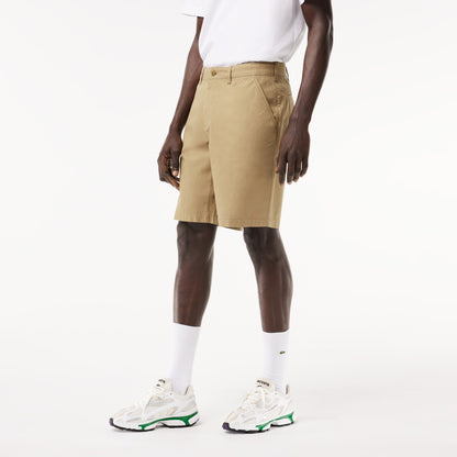 Bermuda Lacoste de gabardina de algodón