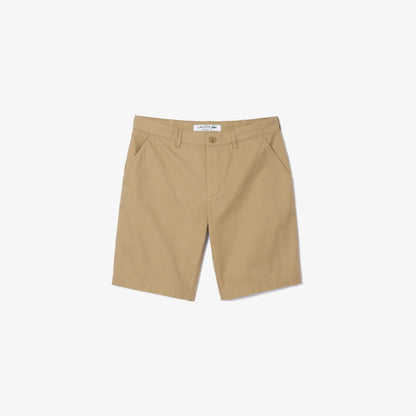 Bermuda Lacoste de gabardina de algodón