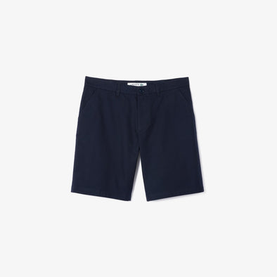 Bermuda lacoste en tejido de gabardina de algodon