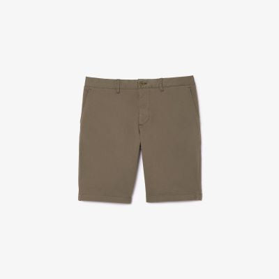 Bermuda Lacoste en gabardina de algodón