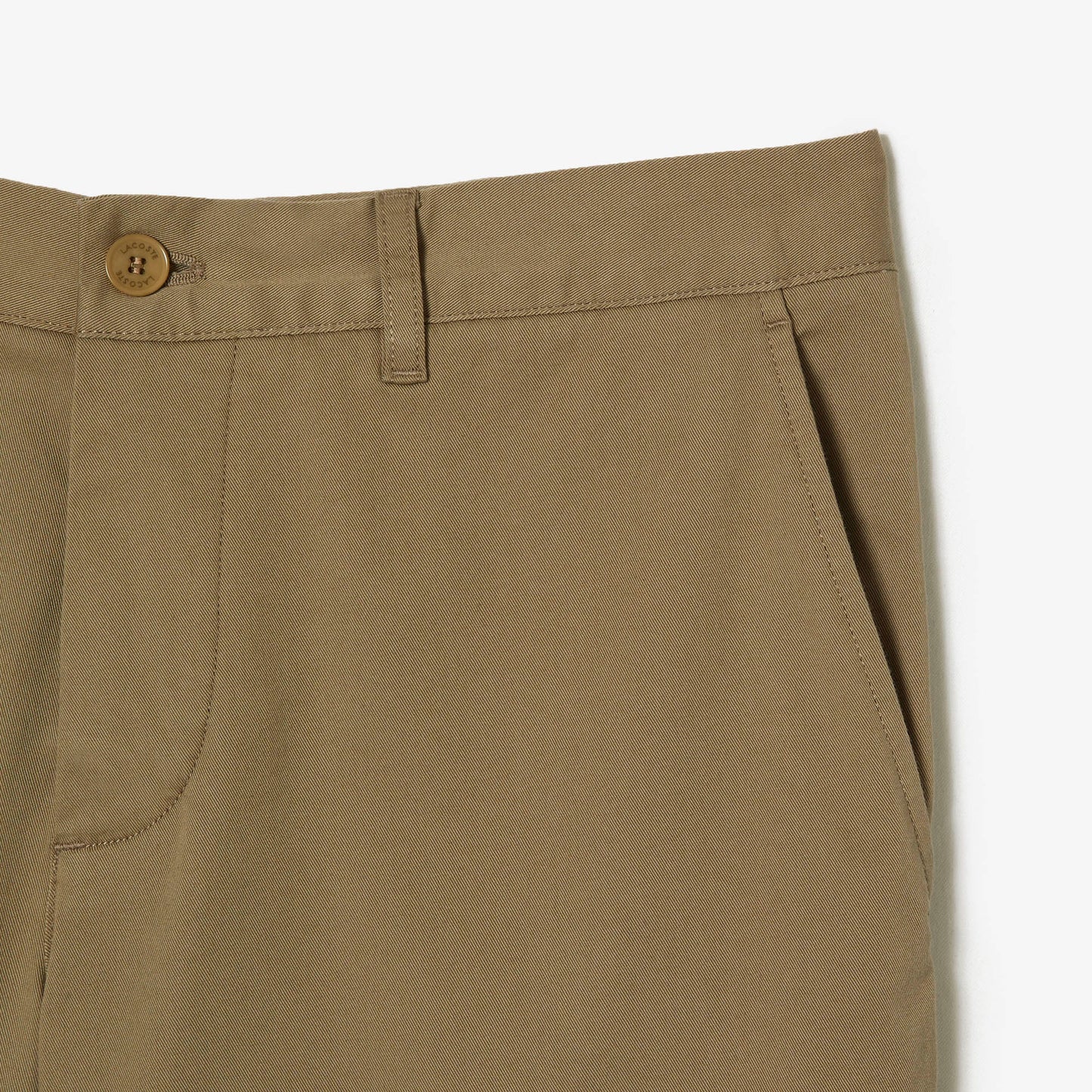 Bermuda Lacoste en gabardina de algodón