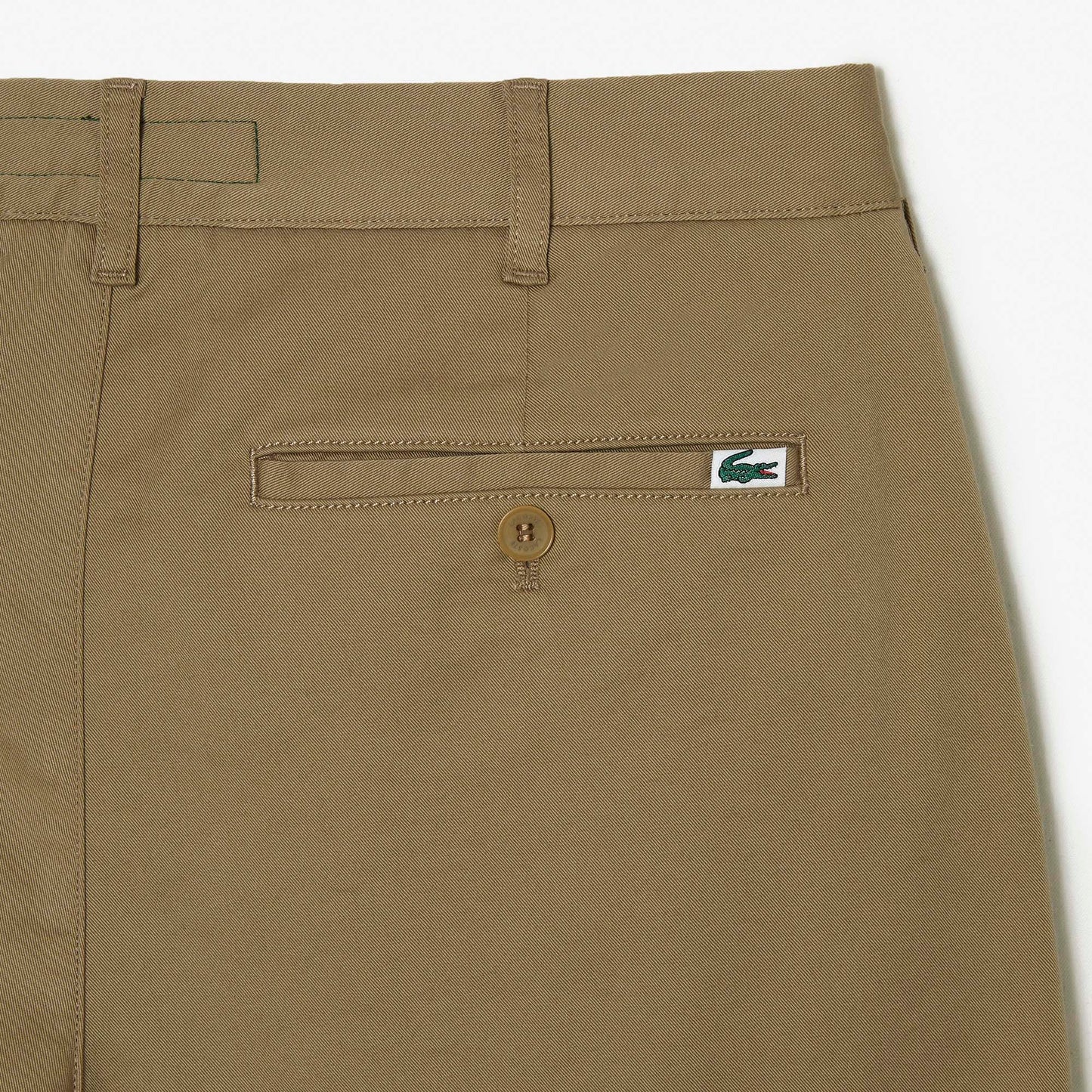 Bermuda Lacoste en gabardina de algodón