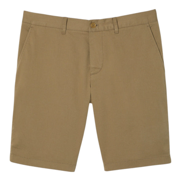 Bermuda lacoste en tejido de gabardina de algodon