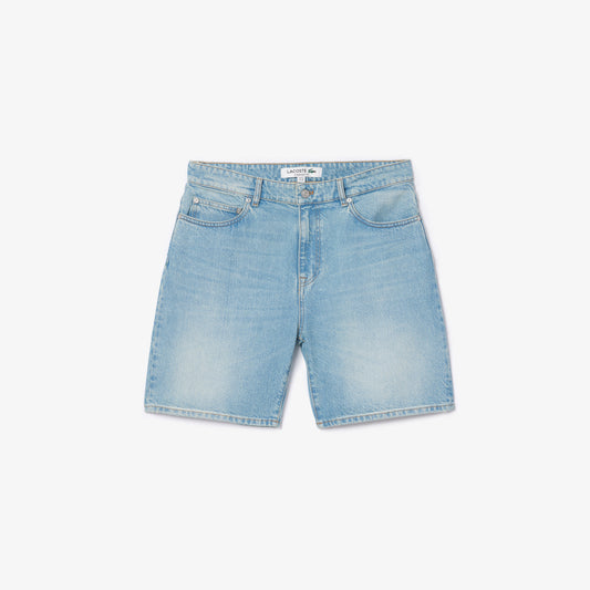 Bermuda jean straight fit Lacoste para caballero
