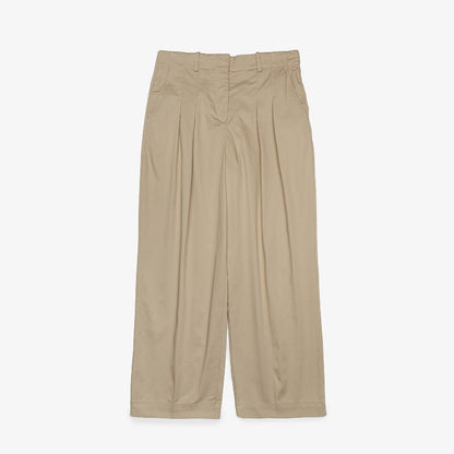 Pantalón flare fit con pinzas Lacoste
