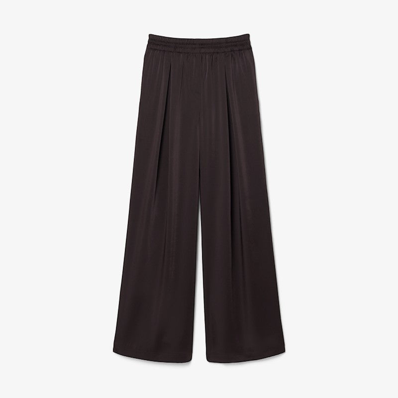 Pantalón satén oversize fit Lacoste para dama