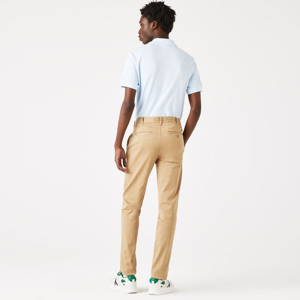 Pantalon lacoste largo slim fit de algodon strech