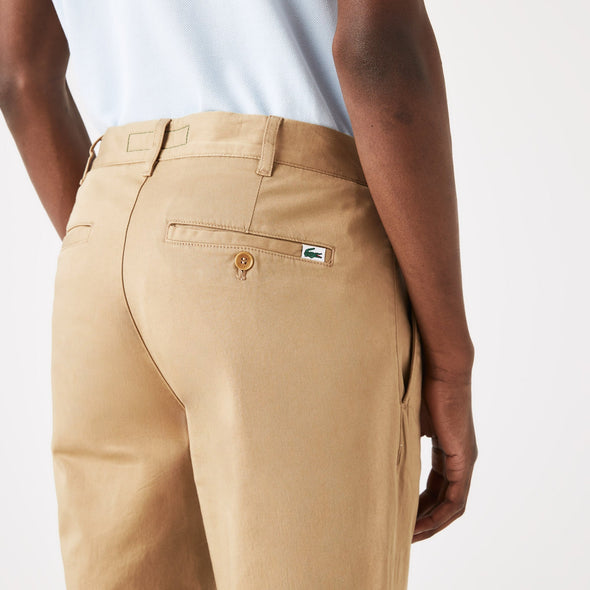 Pantalon lacoste largo slim fit de algodon strech