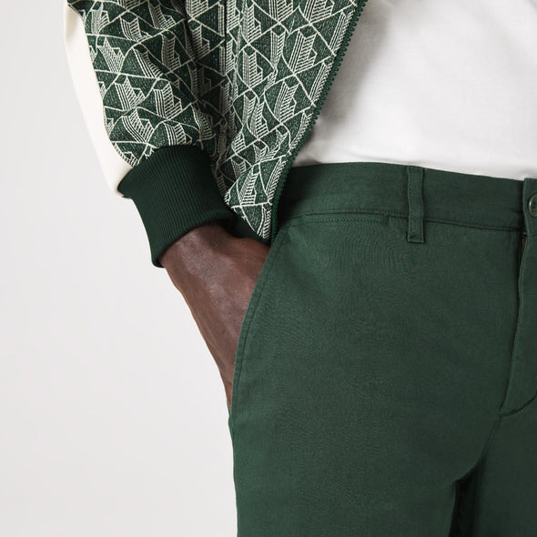 Pantalon lacoste largo slim fit de algodon strech