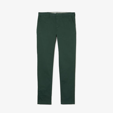 Pantalon lacoste largo slim fit de algodon strech