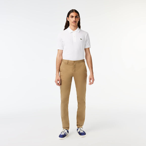 Pantalon lacoste largo slim fit de algodon strech