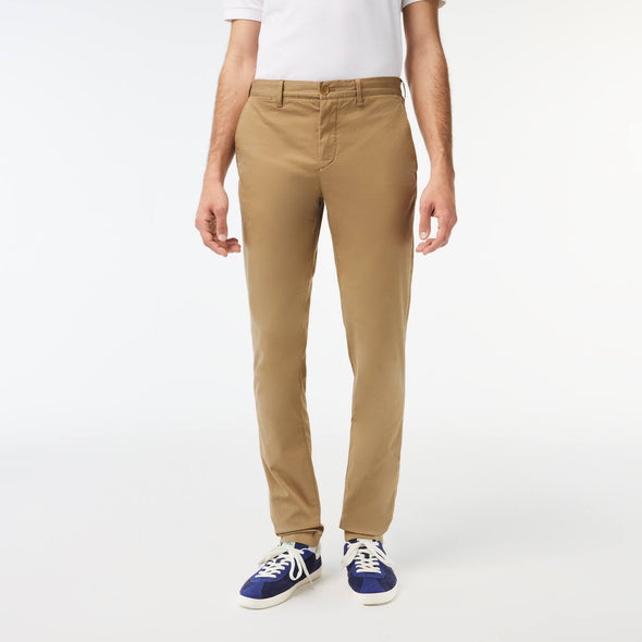 Pantalon lacoste largo slim fit de algodon strech
